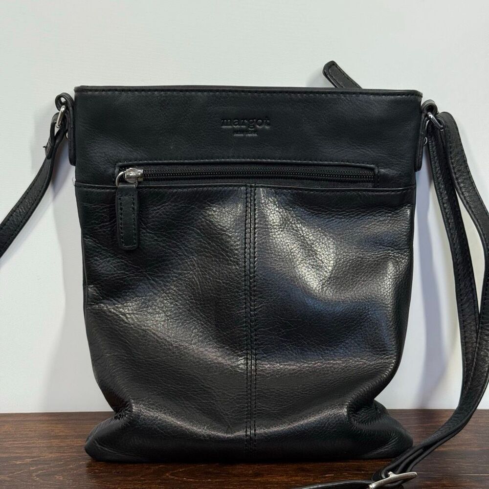 Margot women’s radley black leather shoulder Crossbody purse 10x9”